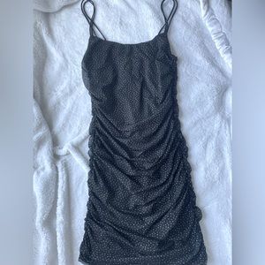 Lucy in the sky black rhinestone hoco dress